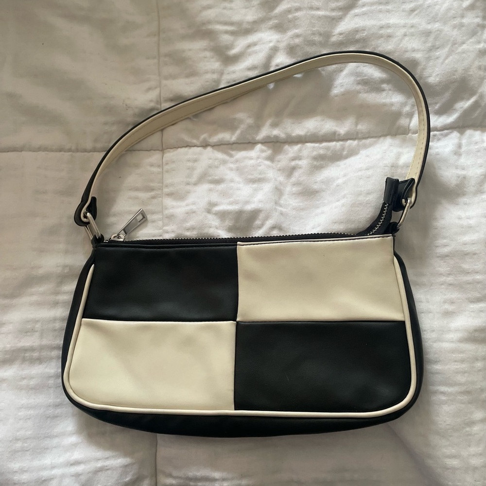 Two-Tone Black and White Women's Bag
